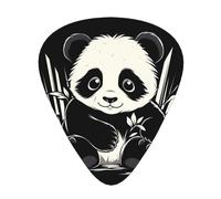 Púas de guitarra Panda con flores en tamaños finos, medianos y gruesos, juego de 12 piezas, adecuado para guitarra eléctrica y varios instrumentos