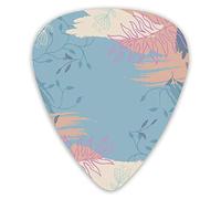 Púas de guitarra Pañuelo de seda Hojas Coloridas púas de guitarra 12 paquetes - Variedad de púas de guitarra Púas