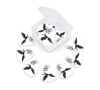 Púas de guitarra, paquete de 12 con caja delgada, mapa político muy detallado del mundo, sistema de posicionamiento global, gráfico, colorido, especial, púas de guitarra, set de regalo para guitarrist