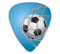 Púas de guitarra Paquete de 12 púas universales de guitarra ABS, portería de fútbol en la red Entretenimiento jugando para ganar Estilo de vida activo para guitarra acústica y eléctrica