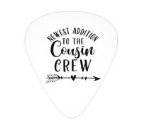Púas de guitarra para bajo, paquete de 12, novedad de The Cousin Crew