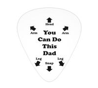 Púas de guitarra para bajo You Can Do This Dad, paquete de 12