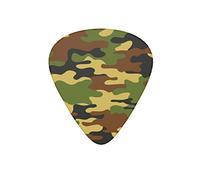 Púas de guitarra para caza, camuflaje, bosque, oscuro, para bajo, guitarra acústica, regalo, paquete de 12 unidades con caja