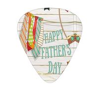 Púas de guitarra, para guitarra acústica, guitarra eléctrica, bajo, ukelele, tres tamaños (paquete de 12), corbatas, zapatos, cámara, caña de pescar