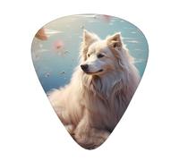 Púas de guitarra para perros en tamaños finos, medianos y gruesos, juego de 12 piezas, adecuadas para guitarra eléctrica y varios instrumentos