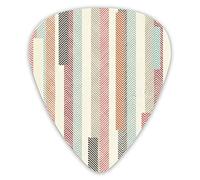 Púas de guitarra Patrón de rayas de colores sin costuras Púas de primera calidad Sampler 12 paquetes - Variedad de púas de guitarra Púas