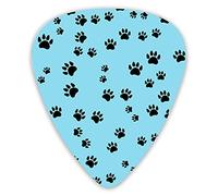 Púas de guitarra Patrón Perros Patas Estampado Animales Púas premium Sampler 12 paquetes - Variedad Púas de guitarra Púas