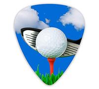 Púas de guitarra Pelota de golf Blue Sky Cloud Púas de guitarra 12 paquetes - Variedad de púas de guitarra Púas