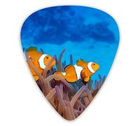 Púas de guitarra Pez payaso 12 piezas de púas de ukelele que incluyen 0,46 mm 0,71 mm 0,96 mm