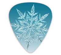 Púas de guitarra Púas de ukelele de copo de nieve 3D 12 piezas, incluidas 0,46 mm 0,71 mm 0,96 mm