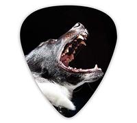 Púas de guitarra Púas de ukelele de perro negro con forma de animal, 12 piezas, incluidas 0,46 mm 0,71 mm 0,96 mm