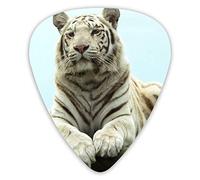 Púas de guitarra Púas de ukelele White Tiger 12 piezas, incluidas 0,46 mm 0,71 mm 0,96 mm