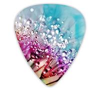 Púas de guitarra Rocío en un cordón en un día lluvioso 12 piezas Púas de ukelele que incluyen 0,46 mm 0,71 mm 0,96 mm