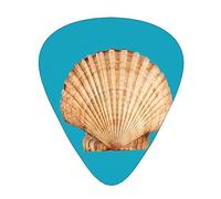 Púas de guitarra Scallop Seashell Ukelele Bajo Guitarras acústicas eléctricas Delgadas Medianas Pesadas Paquete de 12 (0,46/0,71/0,96 mm)