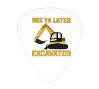 Púas de guitarra See You Later Excavator para bajo, paquete de 12