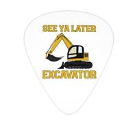 Púas de guitarra See You Later Excavator para bajo, paquete de 12