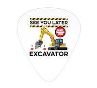 Púas de guitarra See You Later Excavator para bajo, paquete de 12