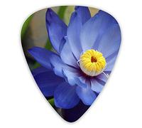 Púas de guitarra Significado y simbolismo de la flor de loto azul 12 piezas Púas de ukelele que incluyen 0,46 mm 0,71 mm 0,96 mm