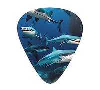 Púas de guitarra Submarine Shark Coral, púas de celuloide de alta calidad para una mejor jugabilidad y tono.