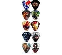 Púas de guitarra SuperHeroes (Avengers 10 en un paquete)