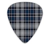 Púas de guitarra Tela escocesa azul Belleza Moda Púas de guitarra 12 paquetes - Variedad Púas de guitarra Púas