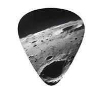 Púas de guitarra The Moon en tamaños finos, medianos y gruesos, juego de 12 piezas, adecuadas para guitarra eléctrica y varios instrumentos