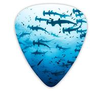 Púas de guitarra Tiburones martillo en las islas Púas de ukelele 12 piezas, incluidas 0,46 mm 0,71 mm 0,96 mm