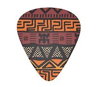 Púas de guitarra tribales africanas de tela para barro, clásicas, triángulos, bajo, acústica y eléctrica, para guitarristas, 12 piezas