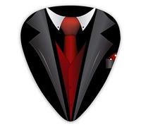 Púas de guitarra Tuxedo Clipart Premium Púas de bajo para guitarra eléctrica y bajo con tres tamaños (paquete de 12)