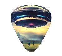 Púas de guitarra Ufo Landing, púas de celuloide de alta calidad para una mejor jugabilidad y tono.