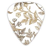 Púas de guitarra Vintage flor rama hojas pájaro púas de guitarra 12 paquetes - variedad de púas de guitarra púas