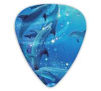 Púas de guitarra Whales in The Sea 12 piezas de púas de ukelele, incluidas 0,46 mm 0,71 mm 0,96 mm