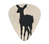 Púas de guitarra WZYWHJ con estampado de ciervos de espacio negativo, 12 piezas, púas de fácil agarre para tu bajo, ukelele, guitarra acústica o eléctrica