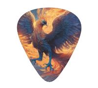 Púas de guitarra WZYWHJ Phoenix Nirvana, 12 unidades, tacto cómodo, tono claro, grosor moderado, adecuado para guitarra y guitarra eléctrica