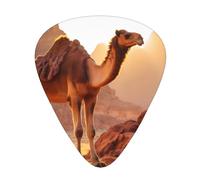 Púas de guitarra WZYWHJ Prints de Camel en el desierto, 12 piezas, púas de fácil agarre para tu bajo, ukelele, guitarra acústica o eléctrica