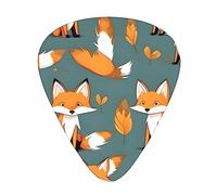 Púas de guitarra Yellow Fox, púas de celuloide de alta calidad para una mejor jugabilidad y tono.