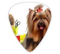 Púas de guitarra Yorkie Yorkshire Cute Dog 12 piezas de púas de ukelele que incluyen 0,46 mm 0,71 mm 0,96 mm