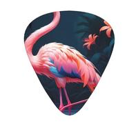 Púas metálicas de flamenco WZYWHJ Prints, 12 piezas, púas de fácil agarre para tu bajo, ukelele, guitarra acústica o eléctrica