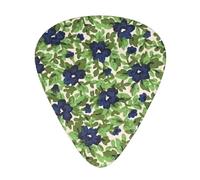 Púas para guitarra acústica con diseño de flor malva (12 unidades), ideales para guitarra eléctrica, gruesas y finas, para estudiantes (0,46, 0,96 y 0,71 mm)