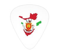 Púas para guitarra con diseño de la bandera de Burundi, paquete de 12