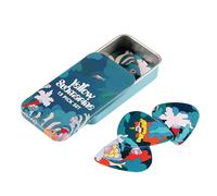 Púas para guitarra D'Addario Beatles - Accesorios de guitarra Beatles - Submarino Amarillo - Bajo el Mar - Calibre Medio (.70mm) - Paquete de 15