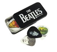 Púas para guitarra D'Addario Beatles - Púas coleccionables de The Beatles - Logo - Lata/Púas