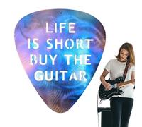 Púas Para Guitarra Eléctrica - Accesorios Y Suministros Para Instrumentos Musicales - Plectros Accesorios de Música y Recuerdo - Para Principiantes, Aficionados, Familia y Amigos que Tocan Bajo, Guita