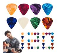 Púas Para Guitarra - Juego De 120 Púas Para Ukelele,0,46/0,71/0,96 mm, Textura Suave, Accesorios Musicales Para Estudios Caseros Y Ensayos De Bandas