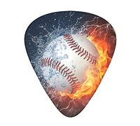 Púas para guitarra, púas para ukelele, agua helada, fuego, pelota de béisbol