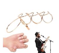 Púas para pulgar de guitarra de mariposa, púas para pulgar de dedo de aleación - Púas de dedo para guitarra - Púas duraderas para guitarra y bajo, sensación rítmica mejorada para guitarra,