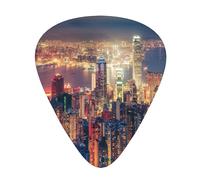 Púas para ukelele, guitarristas, muestras de 12 piezas, para guitarras acústicas, bajas y eléctricas, impresión de Hong Kong