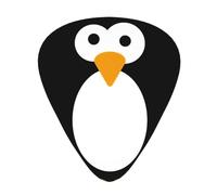 Púas para ukelele, guitarristas, muestras de 12 piezas, para guitarras acústicas, bajos y eléctricas, bonito estampado de pingüino