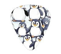 Púas para ukelele, guitarristas, muestras de 12 piezas, para guitarras acústicas, bajos y eléctricas, muchos lindos pingüinos bebés