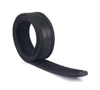 Puasny Cinturón táctico interior de nailon de 3,8 cm para hombre, con velcro, cinturilla de 95 a 135 cm,Negro,135